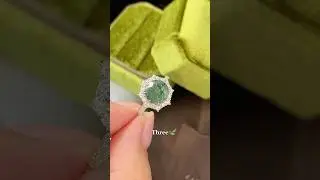 Which one would you pick?💍🧚#engagementrings  #mossagate #ringforher #weddingband #jewelryaddict