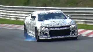 2017 Camaro ZL1 (6th gen) Testing on the Nurburgring