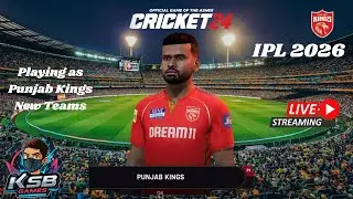 IPL 2026 Live Punjab Kings vs Delhi Capitals | IPL New Teams  | Cricket 24 Gameplay
