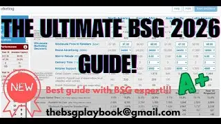 Business Strategy Game BSG (Shoes Game) Year 17 Ste by Step Decisions