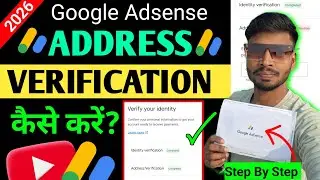 Google Adsense me address verification kaise kare 2026 | google adsense pin verification ✅️💰