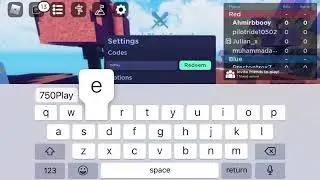 Codes for blox wars