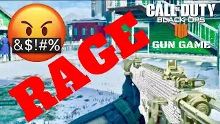 Custom Gun Game RAGE!!! - BO4 Funny Moments