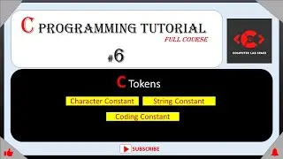 #6 Character,String,Coding Constants|C Programming for beginner|C Programming Full Course|C Tutorial