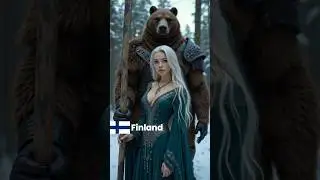 The Iconic Nations Finland, Nicaragua and Morocco! #hybridanimals #magical #aivideo #nations