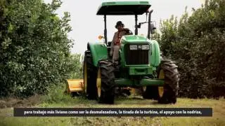 Tractores John Deere  Serie 5E - Testimonio  - Producción de frutales.