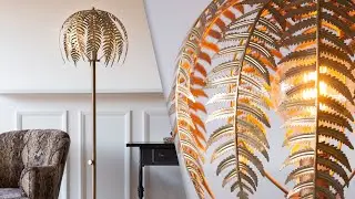 Fern Leaf Palm Tree Style Floor Lamp | Rockett St George