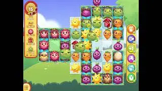 A CHICKEN SURROUNDED BY FLOWERS IN LEVEL 2296 #Farm Heroes Saga 2025 07 01 20 37 41