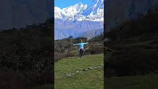 best view from Day 4 of Meme lake trek Hidden gem from Lamjung Nepal #travelnepal #lamjung #memelake