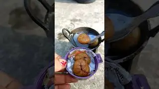 mini 🫛 matar bharwa kachori  🤤 #viral #food #miniature #classictinyfood #shorts #fypシ゚ #minivlog