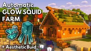 Minecraft GLOW SQUID FARM Tutorial [1.21] - MINECRAFT TUTORIAL