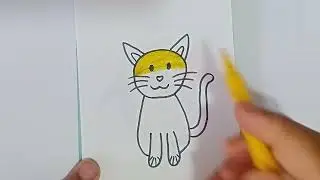 How to draw animal in easy way||dolpin||frog||cat||drawing technique step by step