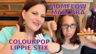 COLOUR POP LIPPIE STIX & MDMFLOW MASCARA