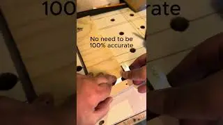 Use bench hook to straighten a board edge