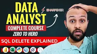 Data Analyst Tutorial #19 SQL DELETE Command Explained with Real-Life Example #dataanalyst
