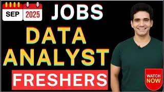 Data Analyst Jobs for Freshers 2025 - No experience Needed | Apply Today