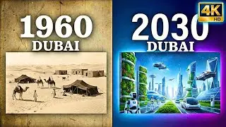The Evolution of Dubai: 1960 to 2030 (Desert to Sci-Fi City)