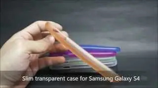 shop2us.com Ultra slim transparent case for Samsung Galaxy S4