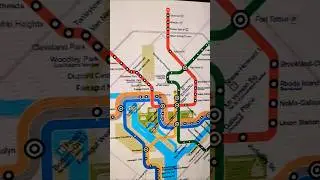 🚇 🗺 MAP OF SUBWAY IN WASHINGTON D.C. &ndash; 🇺🇸 WASHINGTON DC, USA #transit #subway #metro #map