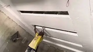 Polystyrene ceiling installation in Lagos