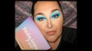 ColourPop Fade into Hue -Monochromatic Blue Halo Eyes-