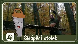 Stavba přístřešku 5.díl - Výroba sklápěcího stolku 🪓