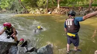 Special Operations Swift Water Rescue Training - Day 1 in moving water