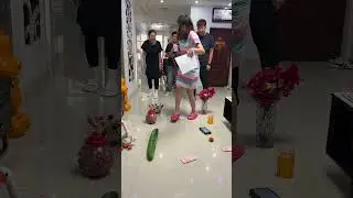 Best game play at home, Funny family play game 🤣 #couplefun #skplay #Shorts