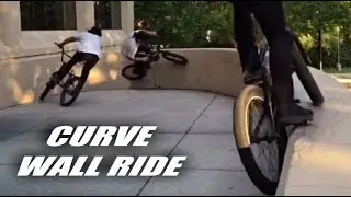 Learning BMX Bike (Curve Wall Ride) & Flatland Day 751