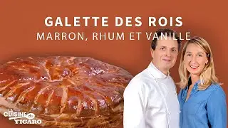 La recette de la galette des rois marron, rhum, vanille - La cuisine du Figaro