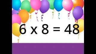6x1=6 Multiplication, Table of Six 6 Tables Song Multiplication Time of tables - MathsTables