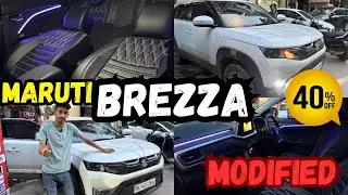 Maruti Suzuki Brezza 2025 Modified ✅ Brezza Genuine Accessories ✅ Brezza Modification ✅#brezza 