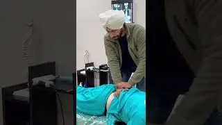 L5 Disc Bulge Treatment For Back Pain, Drop Table Adjustment #deepchiropractor #discbulge #sciatica