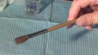 hoe reinig je je penseel voor gebruik?