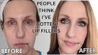 HOW to MAKE LIPS look BIGGER and even with lipliner