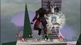 Codename Melee Deluxe Wave 1 - 3 Snakes Explode Themselves Wild Tornado goes Crazy in Hyrule Castle!