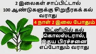 ஒரு பொருளைக் கலந்து கொடுத்தால் கல் உருகி வெளியே வரும், நீங்கள் அதிர்ச்சியடைவீர்கள்! | Health tips