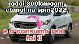 🛑Qual &eacute; o consumo real do spin 2022 na estrada no etanol ou &aacute;lcool (consumo real spin na bomba)