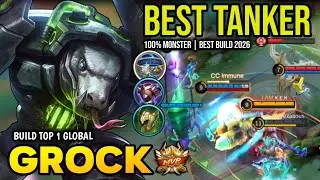 GLOCK BEST BUILD 2026 | BUILD TOP 1 GLOBAL GROCK GAMEPLAY | MOBILE LEGENDS✓