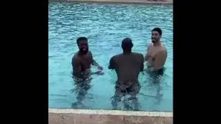 Jaylen Brown & Enes Kanter Teach Tacko Fall How To Swim | August 31 | NBA Playoffs 2020