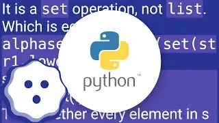 Detecting if a string is a pangram in Python