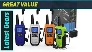 Best Long Range Walkie Talkies for Adults: 4-Pack Adventure Ready!
