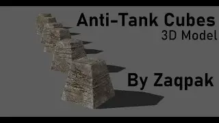 Metamorphosen Project | Anti-Tank Cubes Model, By Zaqpak | Mjolnir Studios