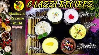 6 EASY LASSI RECIPES| SUMMER RECIPES|