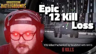 Epic 12 Kill Loss / High Kill Solo Game - NickRawcliffe PUBG Gameplay