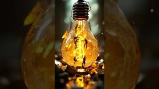 Filament Harvesters Inside a Shattered Light Bulb | Tiny World Cinema Shorts
