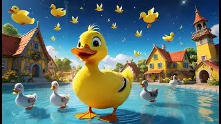 Ducky Flappy Wings Go Flap Flap Flap | Duck Rhyme for Kids | Toddler Song with Movement and Sounds
