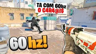 Joguei CS2 com 60HZ e esse foi o RESULTADO!