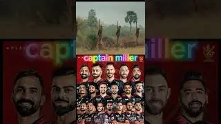 rcb same movie captain miller movie🍿🍿 ipl history India move