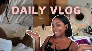 LIVING IN HER CHAIR DIARIES | Say Goodbye To Instagram | New Mic | Discovering Life Purpose